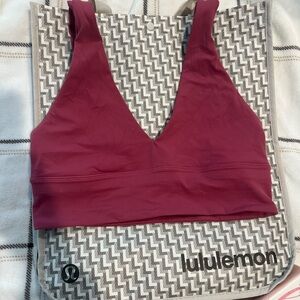 lululemon athletica Deep Pink Sports Bra